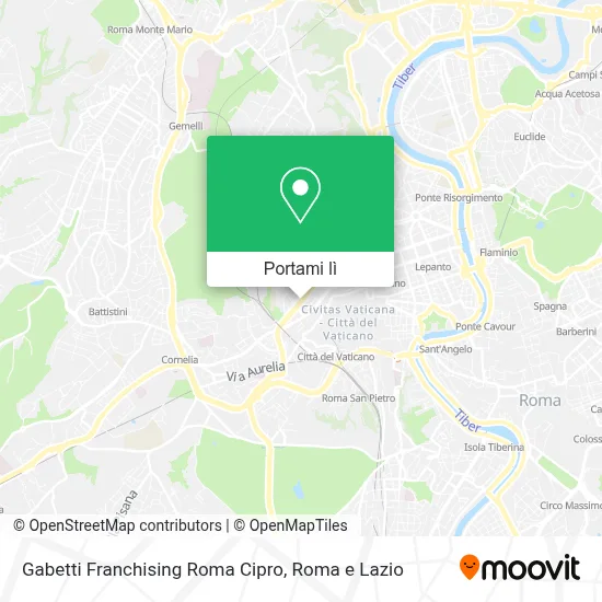 Mappa Gabetti Franchising Roma Cipro