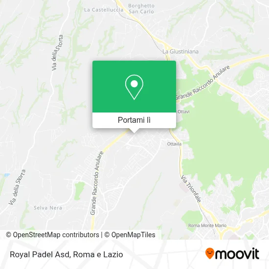 Mappa Royal Padel Asd
