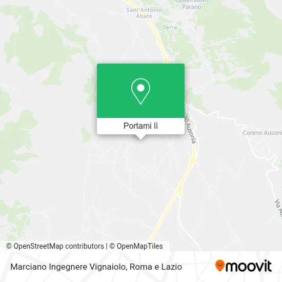Mappa Marciano Ingegnere Vignaiolo