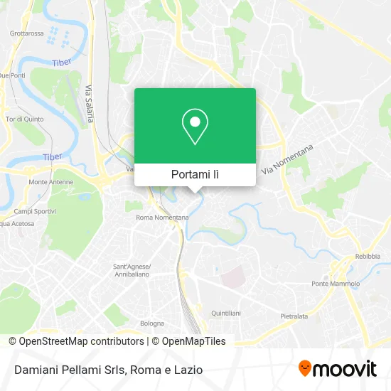 Mappa Damiani Pellami Srls