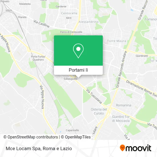 Mappa Mce Locam Spa