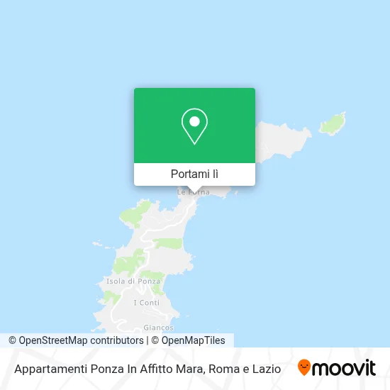 Mappa Appartamenti Ponza In Affitto Mara