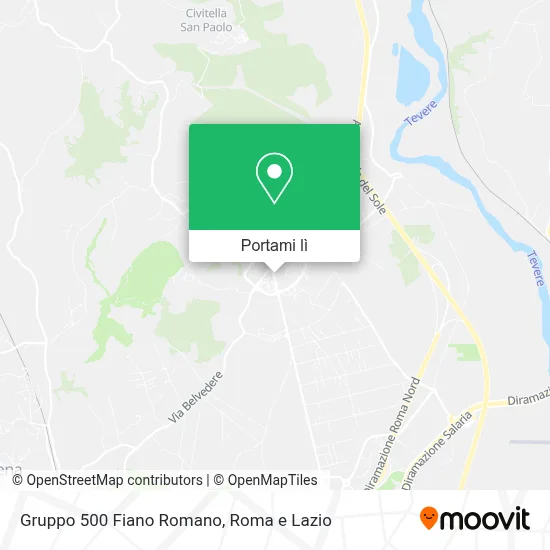 Mappa Gruppo 500 Fiano Romano