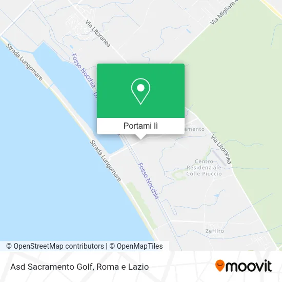 Mappa Asd Sacramento Golf