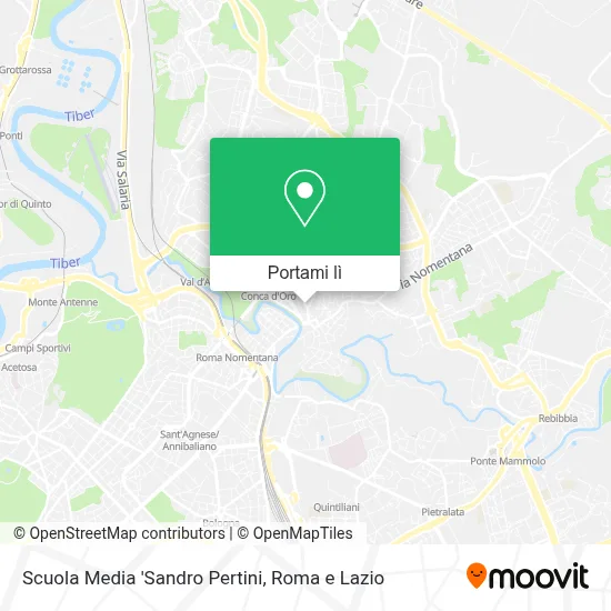 Mappa Scuola Media 'Sandro Pertini
