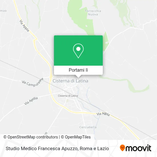 Mappa Studio Medico Francesca Apuzzo