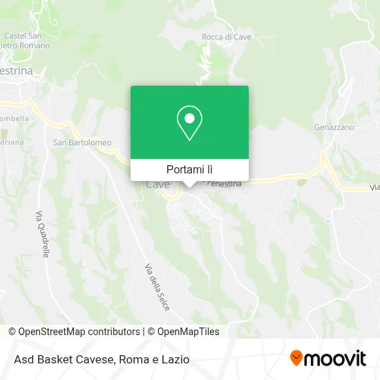 Mappa Asd Basket Cavese