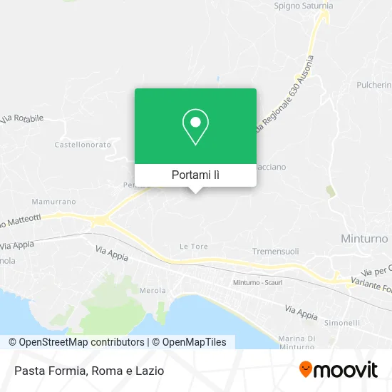 Mappa Pasta Formia