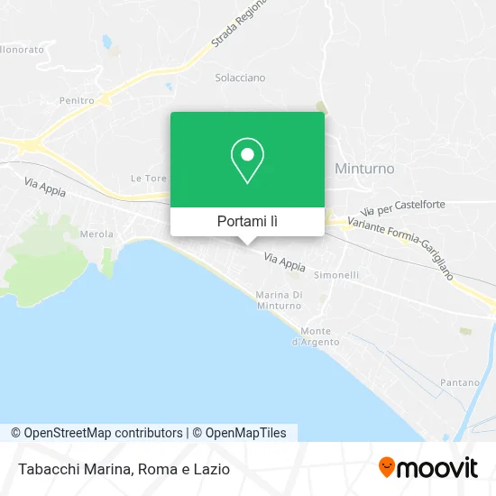 Mappa Tabacchi Marina