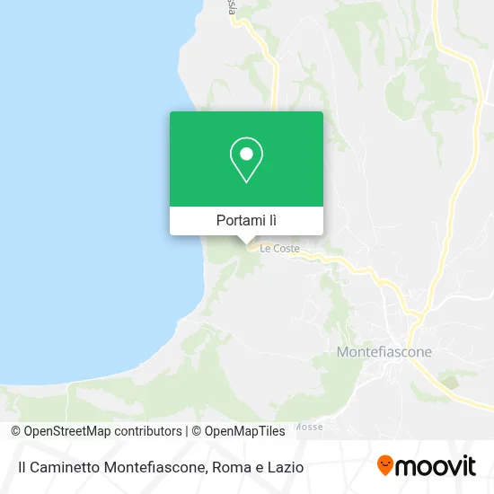 Mappa Il Caminetto Montefiascone