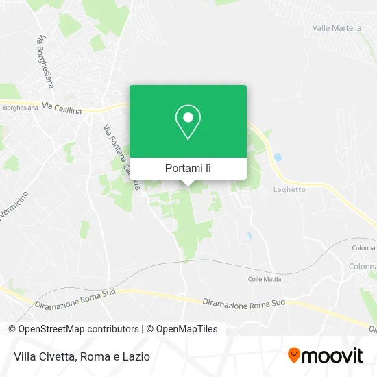 Mappa Villa Civetta