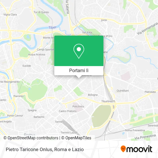 Mappa Pietro Taricone Onlus