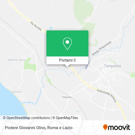 Mappa Podere Giovanni Olivo