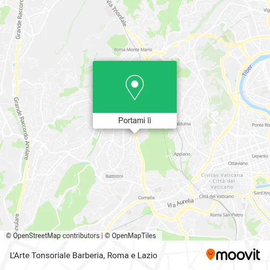 Mappa L'Arte Tonsoriale Barberia