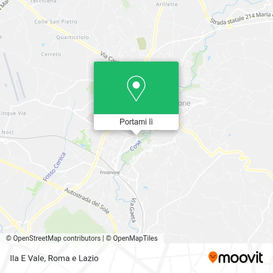 Mappa Ila E Vale