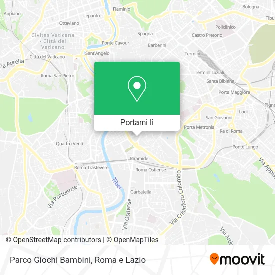 Mappa Parco Giochi Bambini