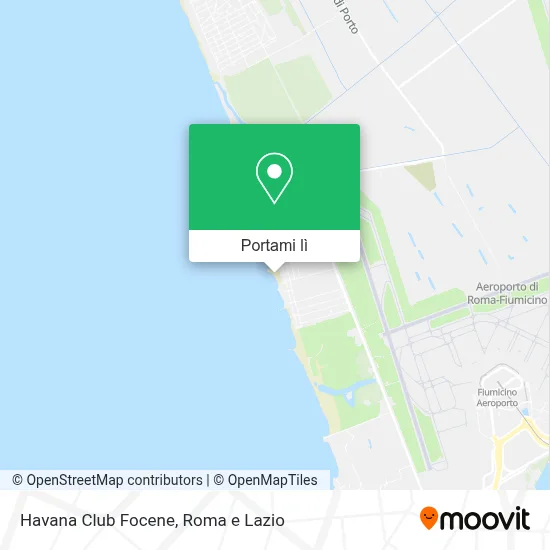 Mappa Havana Club Focene
