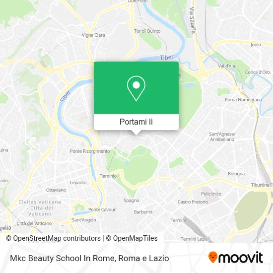 Mappa Mkc Beauty School In Rome