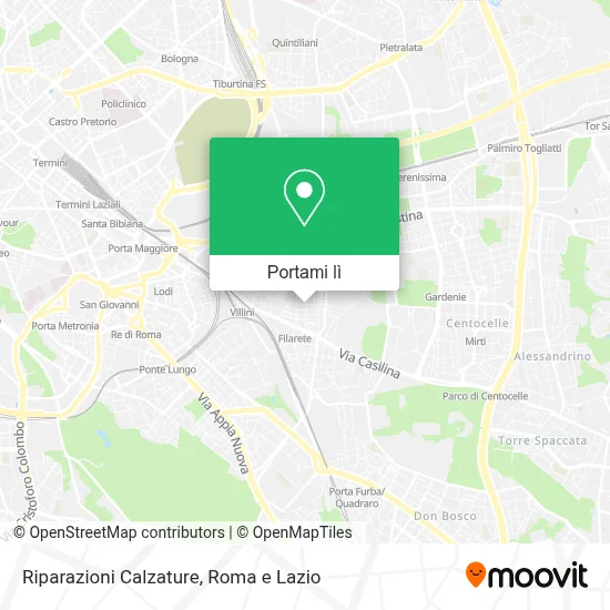 Mappa Riparazioni Calzature