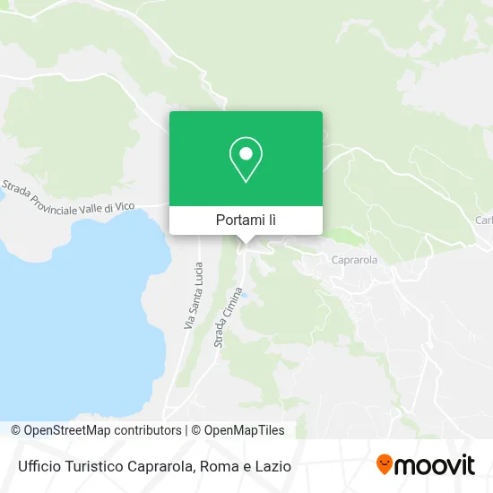 Mappa Ufficio Turistico Caprarola