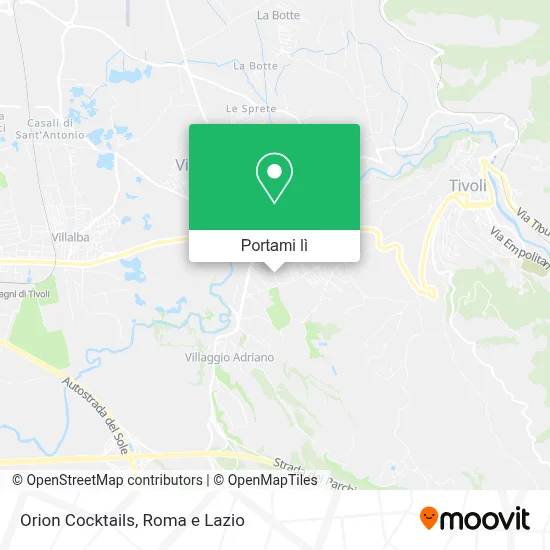 Mappa Orion Cocktails