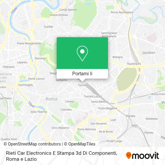 Mappa Rieti Car Electronics E Stampa 3d Di Componenti