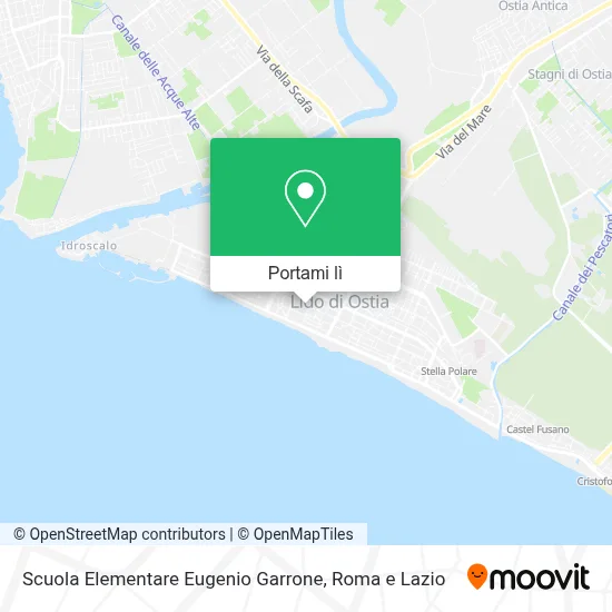 Mappa Scuola Elementare Eugenio Garrone