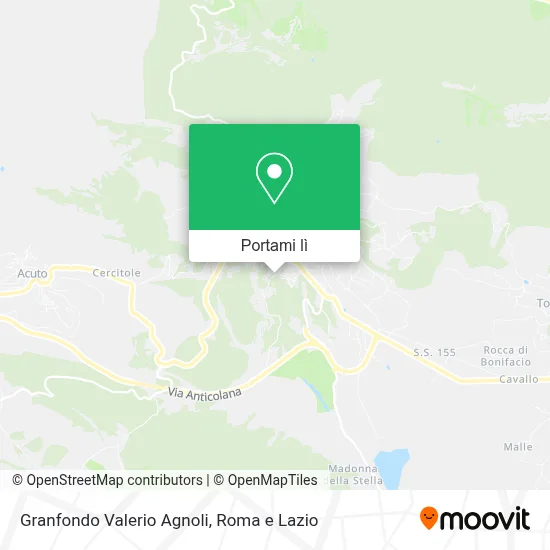 Mappa Granfondo Valerio Agnoli
