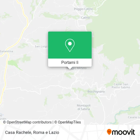Mappa Casa Rachele