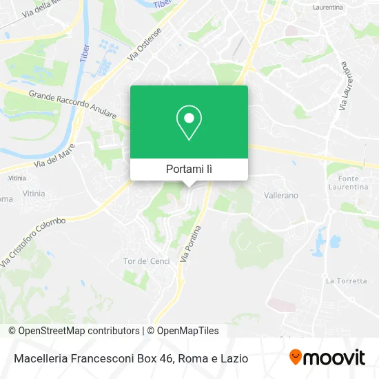 Mappa Macelleria Francesconi Box 46