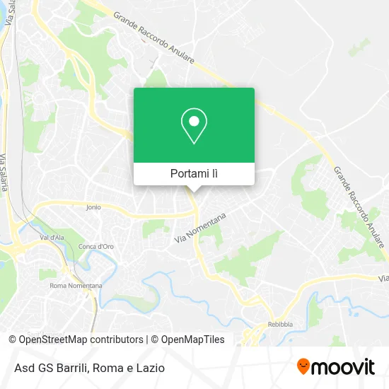 Mappa Asd GS Barrili