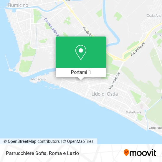 Mappa Parrucchiere Sofia