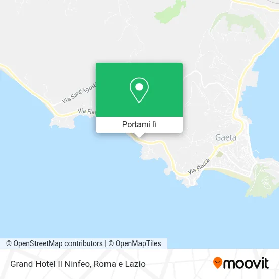 Mappa Grand Hotel Il Ninfeo