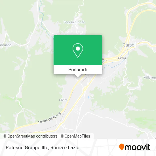 Mappa Rotosud Gruppo Ilte