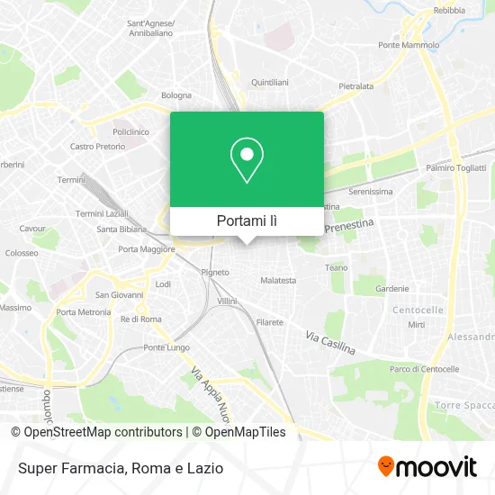Mappa Super Farmacia