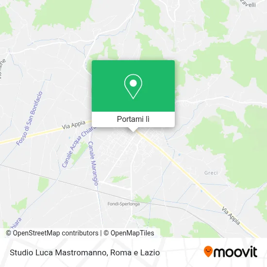Mappa Studio Luca Mastromanno