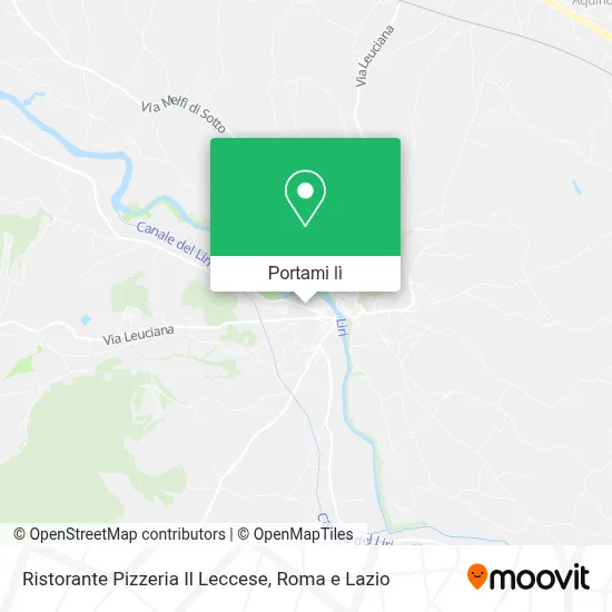 Mappa Ristorante Pizzeria Il Leccese
