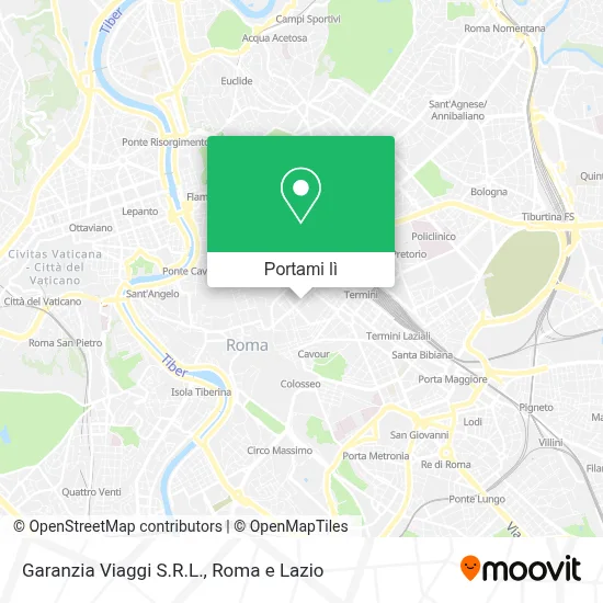 Mappa Garanzia Viaggi S.R.L.