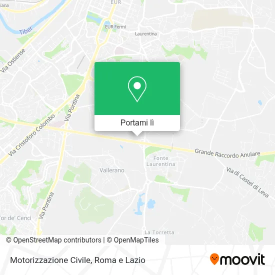 Mappa Motorizzazione Civile