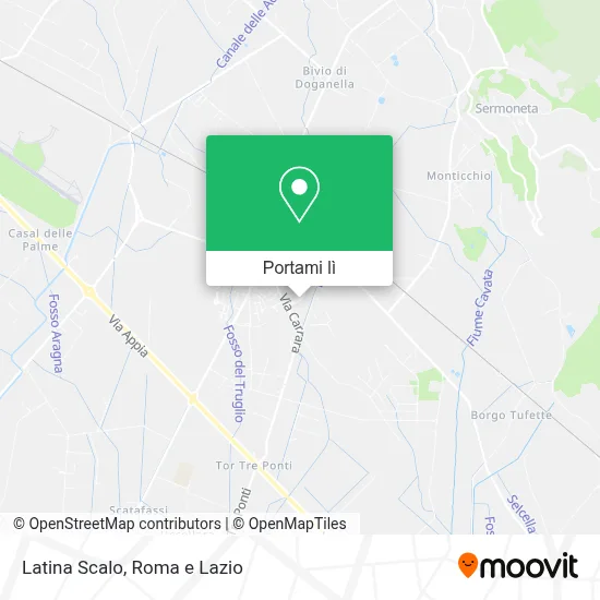 Mappa Latina Scalo