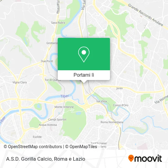 Mappa A.S.D. Gorilla Calcio