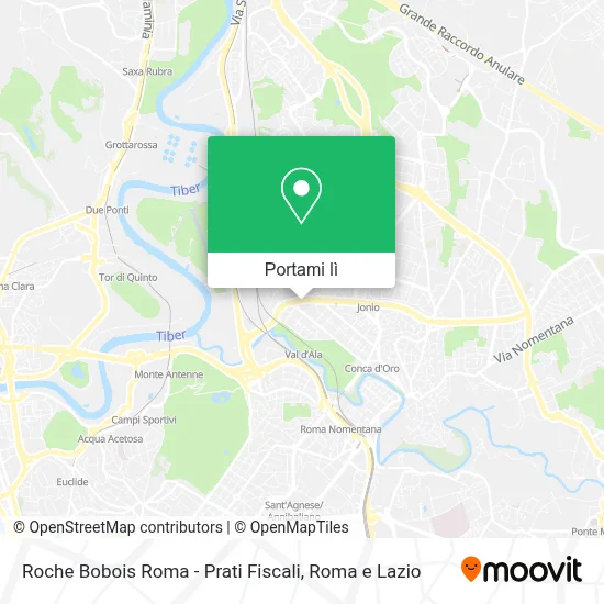 Mappa Roche Bobois Roma - Prati Fiscali
