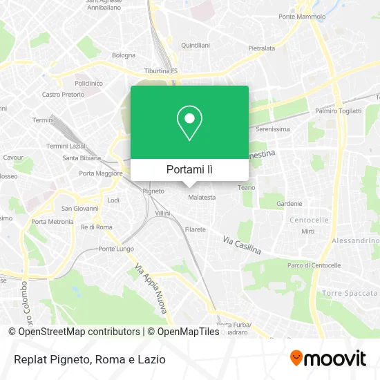 Mappa Replat Pigneto