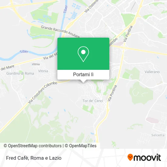 Mappa Fred Cafè