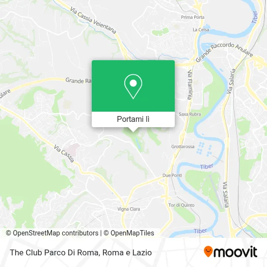 Mappa The Club Parco Di Roma
