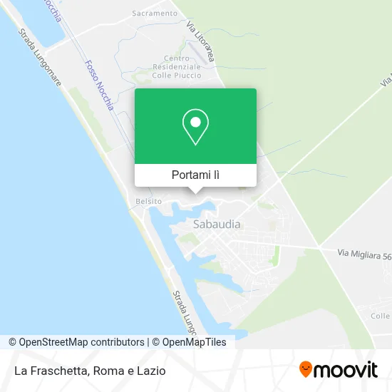 Mappa La Fraschetta