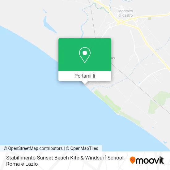 Mappa Stabilimento Sunset Beach Kite & Windsurf School