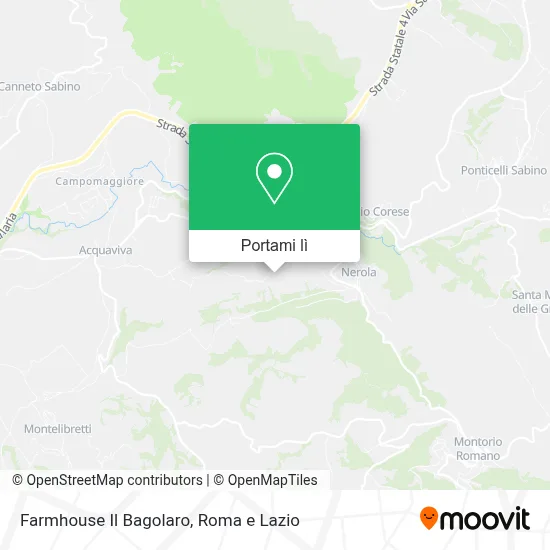 Mappa Farmhouse Il Bagolaro
