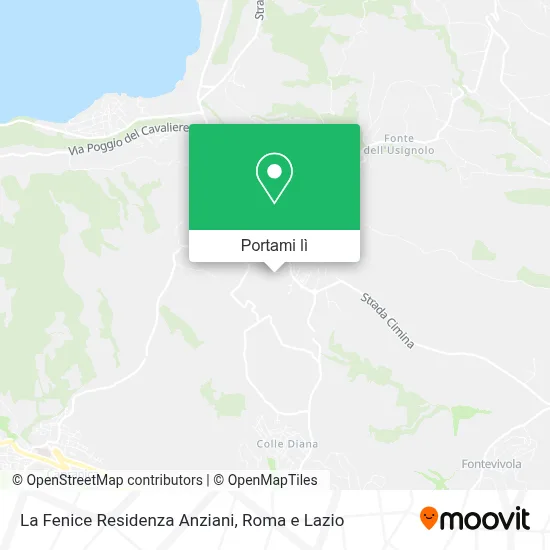 Mappa La Fenice Residenza Anziani