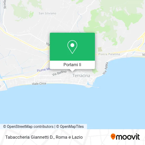 Mappa Tabaccheria Giannetti D.